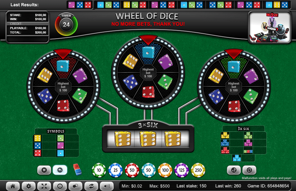 ezugi wheel of dice 2 ezugi wheel of dice 2