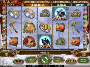 hall of gods slot